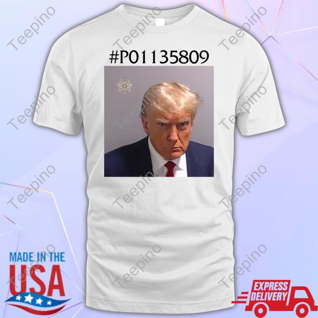 #P01135809 Trump Mugshot Tee Shirt